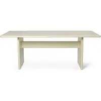 Ferm Living Rink ruokapöytä small 200 x 90 x 74 cm Eggshell