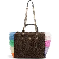 Kurt Geiger for woman. 5023339999 Brown Hoxton Shopper Bag (OSFA), Casual, Leather