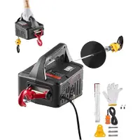 DUOKU Kantava Sähkökäyttöinen 2 in 1--Nostokyky 500 kg-Virta 1500 W-Nostokorkeus 7,6 m-Nopeus 5 m/min