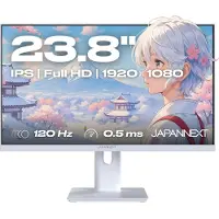 Japannext JN-I238FHD120F-HSP-W, 60,5 cm (23.8"), 1920 x 1080 pikseliä, Full HD, LCD, 0,5 ms, Valkoinen