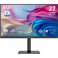 MSI 68,6 cm (27") 3840 x 2160 Pixel 9S6-3PB19H-270 16:9 4K Ultra HD IPS 4 ms 60 Hz HDR DisplayPort HDMI USB-Hub Pivot Height VESA Speaker