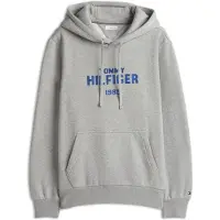 Tommy Hilfiger Hilfiger Stack Reg Fleece Hoodie - Grey - S