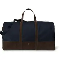 Ralph Lauren Suede-Trim Duffel Bag - Navy - ONE SIZE