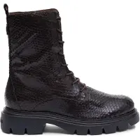 Wonders for woman. A-4313_5714_9332 Bones Leather Ankle Boots 13 Brown (36), Flat, 1 to 3 cm, Laces, Casual