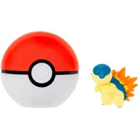 Jazwares - Clip N Go Cyndaquil with Poke Ball (PKW4608)