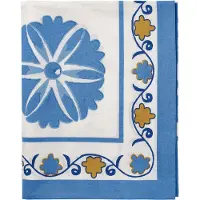 Pick a Poppy Suzani pöytäliina Blue, 350x150 cm