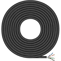 Aisens Ulkoverkkokaapeli - - A135-0673 - RJ45 - 100 m - FTP - Musta