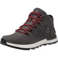 Timberland for man. TB0A6DQDEJV1 Grey Sprint Trekker leather trainers (43), Flat, Nubuck, Laces, Outdoor