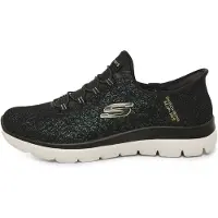 SKECHERS Slip on -tennarit 'SUMMITS-LUNAR GLOW' kulta / musta