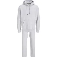 Jack & Jones Jjebradley Sweat Hood Unc Set Pk Mp - Grey - M