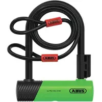ABUS Ultimate 410K/150HB 140 U-lukko vaijerilla