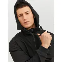 Jack & Jones Jjebasic Softshell Hood Noos - Black - M