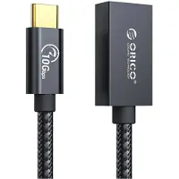 ORICO CAF31 USB-C - USB-A 3.1 Gen 2 10Gbps 1m OTG adapter - black