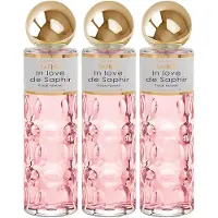Saphir In Love 200ml Eau De Parfum 3 Yksiköt