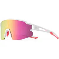 RockBros Kids Cycling Glasses Polarized UV Protection Children's - White