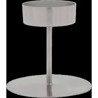 House Doctor Tealight Holder, Hdanit, Silver Fin - Silver - 10X 10.5CM