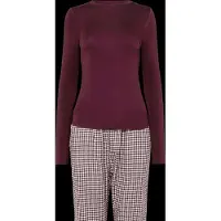 Hunkemoller Pyjama syklaami / valkoinen