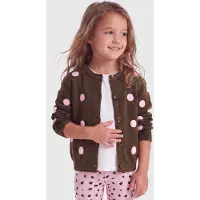 ONLY Kmgroca Life Ls Jacquard Cardigan Knt - Green - 116