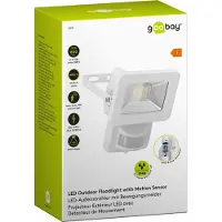 Goobay LED-ulkovalonheitin, 10 W, liiketunnistimella