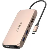 ORICO XCR 12in1 USB-C Docking Station USB hub - 12 porttia - USB 3.1