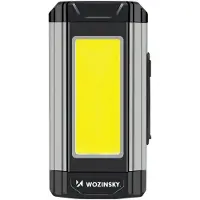 Wozinsky WLR-15W -työvalo 15 W, 1500 lm, CREE LED, IPX6, powerbank-toiminnolla – harmaa