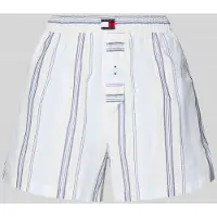 Tommy Hilfiger Poplin Stripe Shorts - White - S