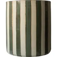 DBKD Line ruukku Ø21x24 cm Stripe vihreä