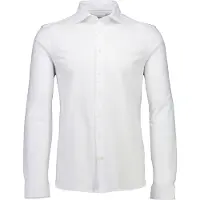 Lindbergh Knitted Dress Shirt L/S - White - M