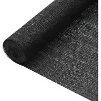 vidaXL Näkösuoja musta 1,8x50 m HDPE 75 g/m²