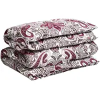 Gant Paisley Single Duvet - Burgundy - 150X210CM