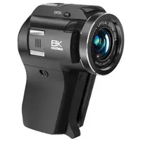 Mtp Products CD-V02 8K-videokamera, WiFi ja 8-kertainen optinen zoom - musta