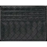 Gina Tricot Braided Card Holder - Black - ONE SIZE