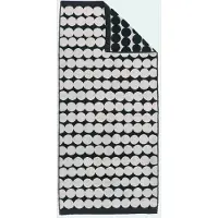 Marimekko Räsymatto Bath Towel 70X150Cm - Black - 70X150