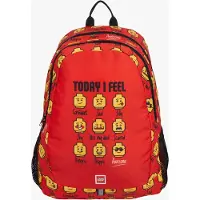 LEGO Minifigures TODAY I FEEL Reppu 25L, Punainen