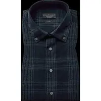 Bruun & Stengade Bs Sihamoni Casual Modern Fit Shirt - Navy - L