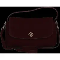 Gant Suede Slouchy Shoulder Bag - Burgundy - ONE SIZE