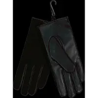 Gant for woman. 4930079 Black leather gloves (L), Classic