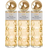 Saphir Siloé 200ml Eau De Parfum 3 Yksiköt