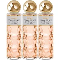 Saphir Muse Night 200ml Eau De Parfum 3 Yksiköt