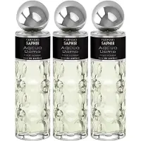 Saphir Cro Aqua Uomo 200ml Eau De Parfum 3 Yksiköt