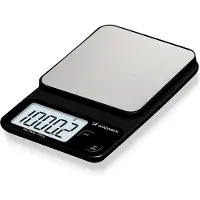 Wozinsky Keittiövaaka WAK-2252 kitchen scale accurate with large LCD display up to 5 kg - black