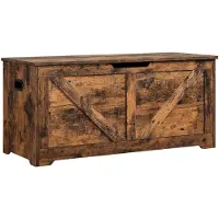 Begryf Kannellinen säilytyslaatikko 100x40x46 cm, rustiikinruskea, tilava penkki., 100x40x46 cm
