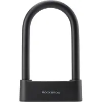 RockBros 32210818001 SMART Bicycle Lock with Fingerprint Reader and Bluetooth Connectivity - Black