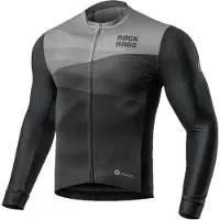 RockBros 15120009003 Long Sleeve Cycling Jersey Spring/Summer L - Black