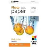 Colorway - photo paper - high-glossy - 20 sheet(s) - A4 - 230 g/m²