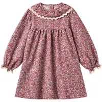 Wheat Dress L/S Collar Elvira - Purple - 104
