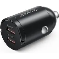 ORICO MiniRing 30W 2x USB-C Car Charger - Black