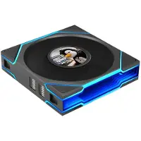 Lian Li UNI FAN TL LCD Flex Wireless Reverse, 120mm PWM-laitetuuletin, musta