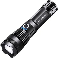 Wozinsky WLT-15W 15W 1500lm CREE IP65 Tactical Flashlight with Adjustable Beam - Black