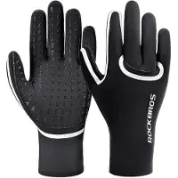 RockBros full waterproof cycling gloves size: XXL - black